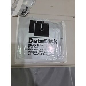 Smith Corona SET 2 DataDisk Personal Word Processor Discs S61838 Sealed